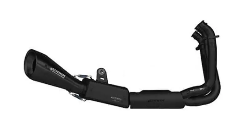 60'S Silencer Full Exhaust System, Collector with pre-silencer BOX in AISI 304 stainless steel