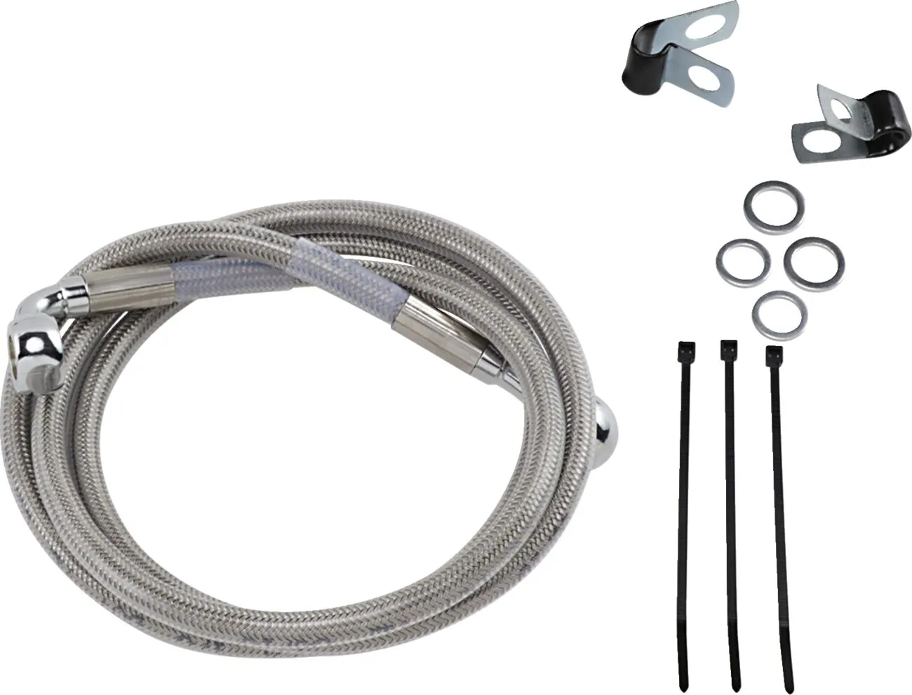 Extended Length Stainless Steel Brake Line Kit