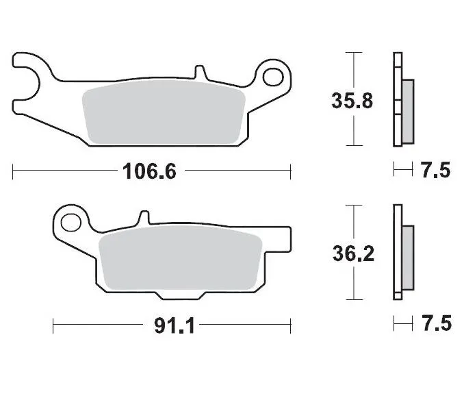 Racing Brake Pads ATV
