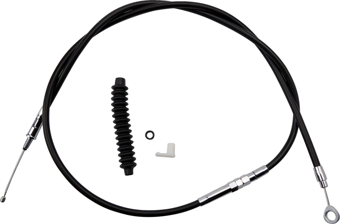 High-Efficiency Black Vinyl Clutch Cable