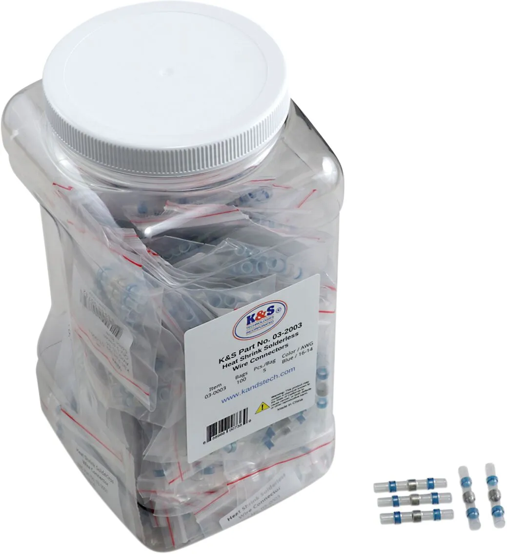 Heat-Shrink Solderless Wire Connector Kit/Refill
