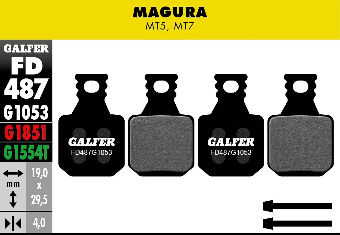 G1053 Standard спирачни накладки