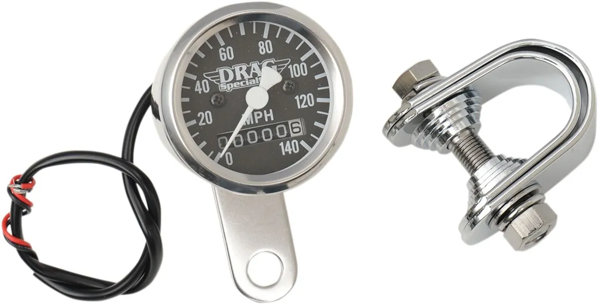 Мини механичен скоростомер 1-7/8" 140 MPH
