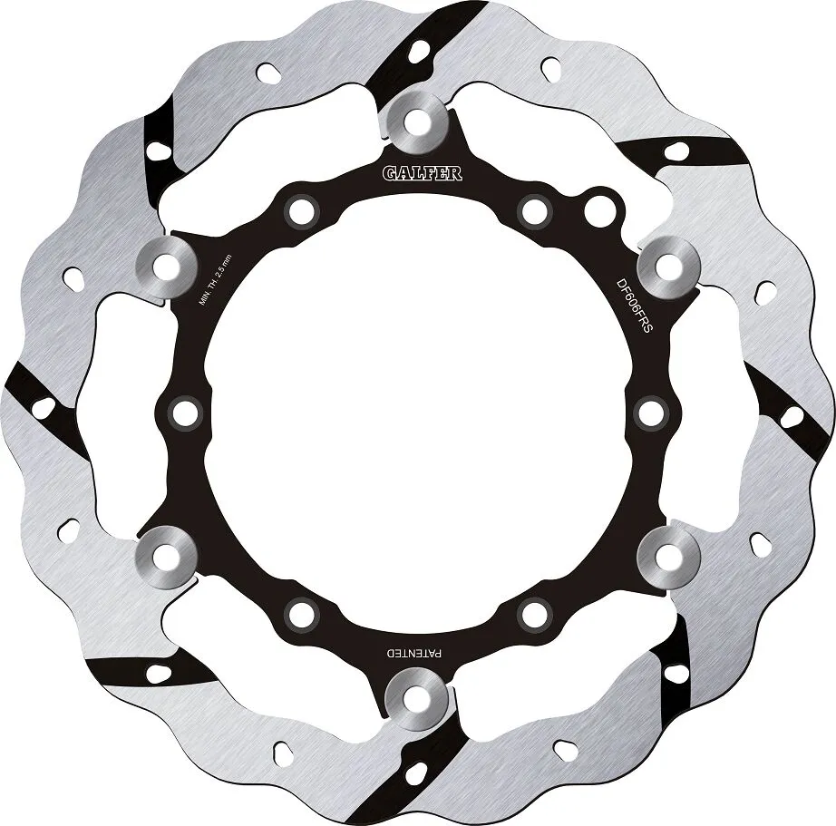 BRAKE ROTOR FLOATING WAVE GROOVED