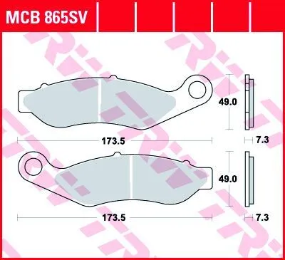 SV Series Синтеровани спирачни накладки