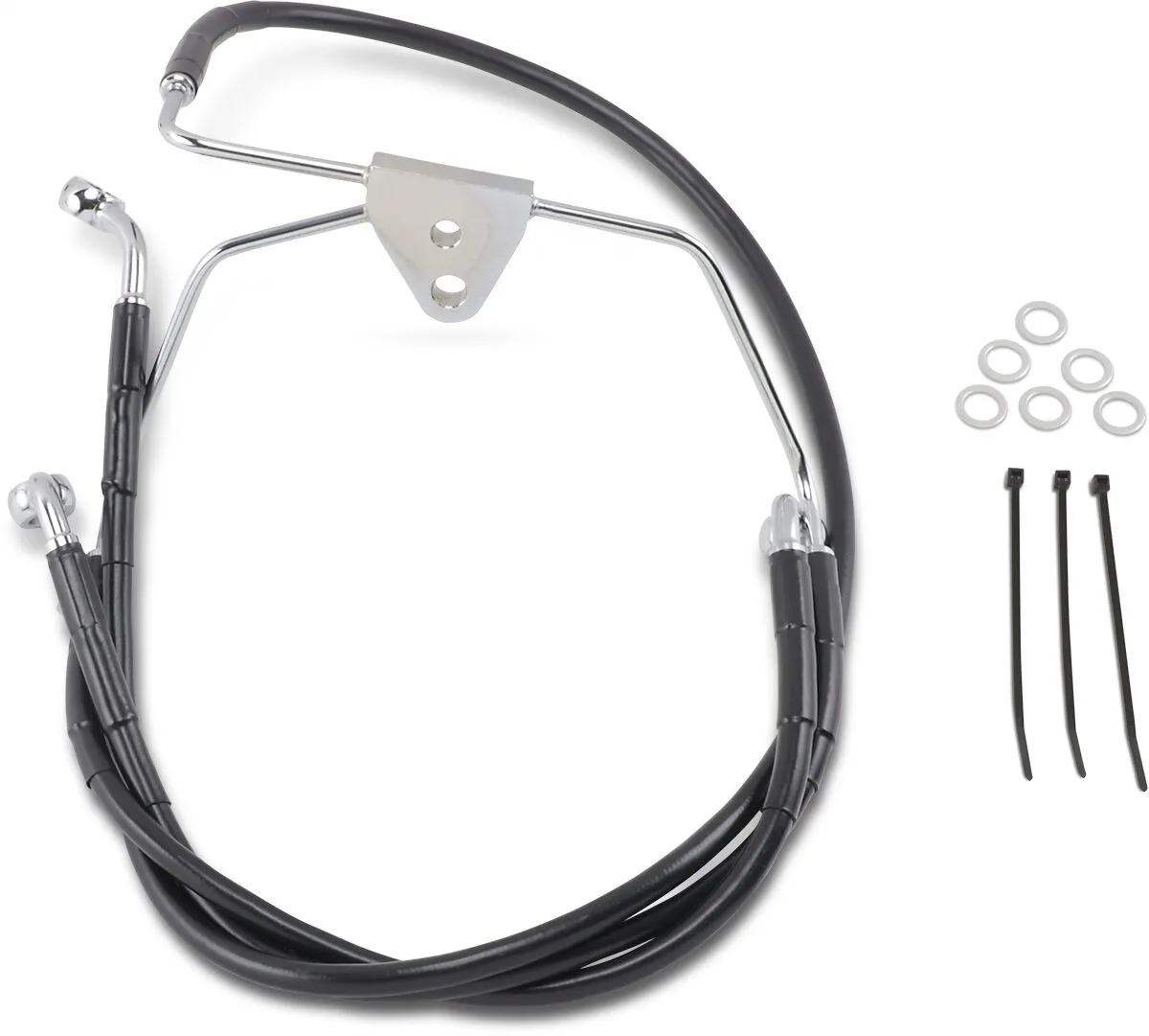 Extended Length Black Vinyl Brake Line Kit