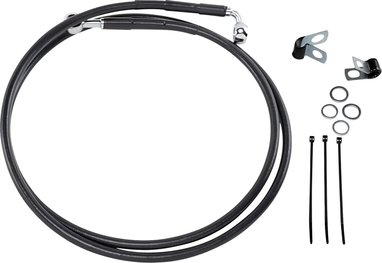 Extended Length Black Vinyl Brake Line Kit