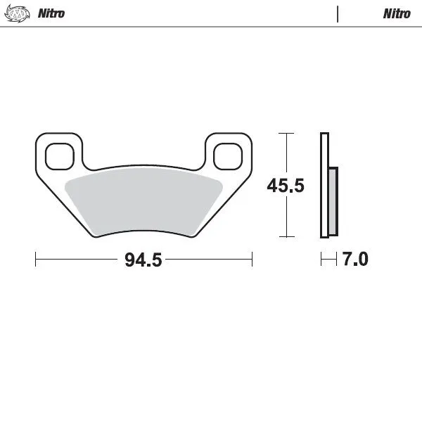 Спирачни накладки Nitro ATV
