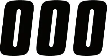 Number Stickers
