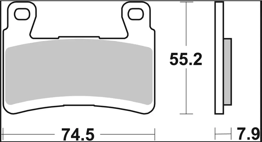 Спирачни накладки RC CARBON CERAMIC RACING UPGRADE LINE