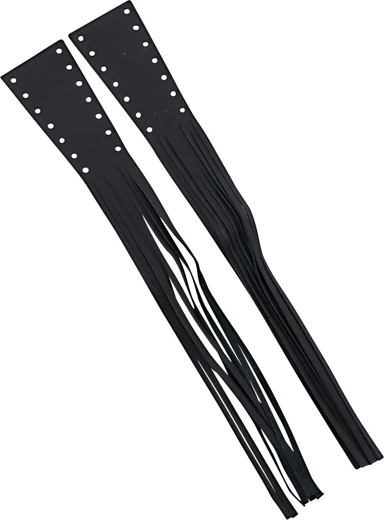 Fringed Leather Lever Covers
