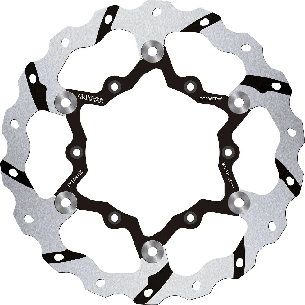 BRAKE ROTOR FLOATING WAVE GROOVED