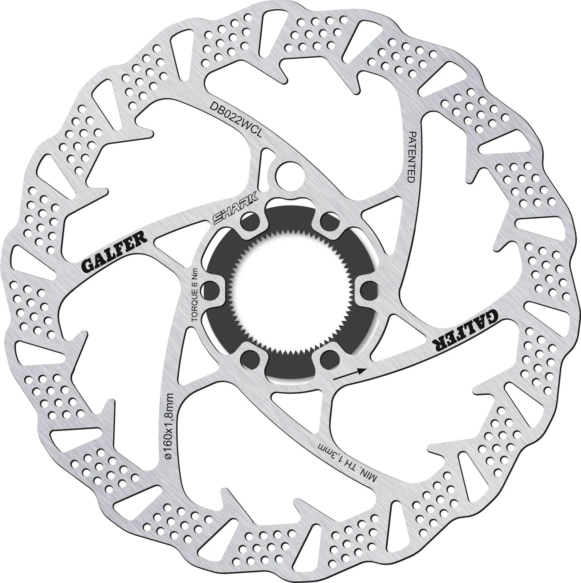 Фиксиран диск Shark® Center-Lock
