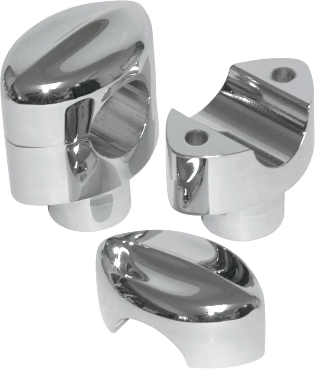 Hefty Smooth Handlebar Risers for 1-1/4" Handlebars