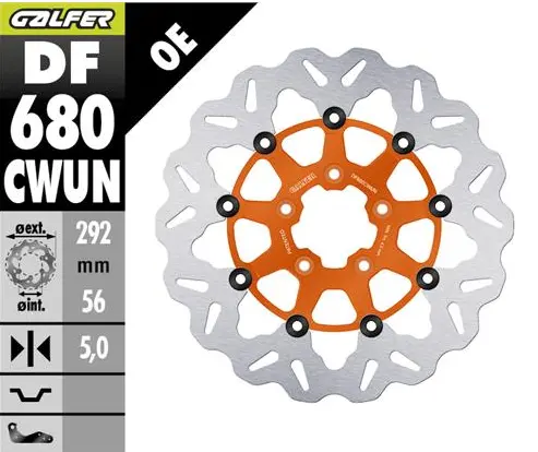 Brake Rotor Floating Wave