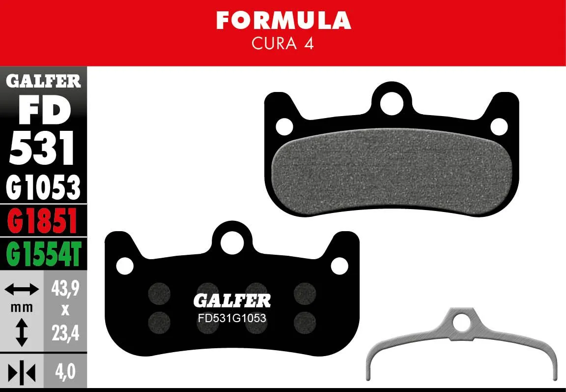 G1053 Standard спирачни накладки