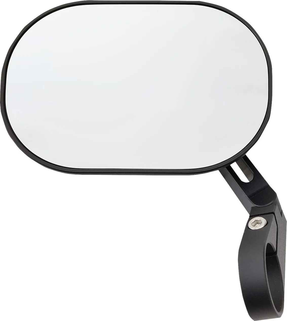 Bar End D-Mirror 16" Flat Aluminium (Short)