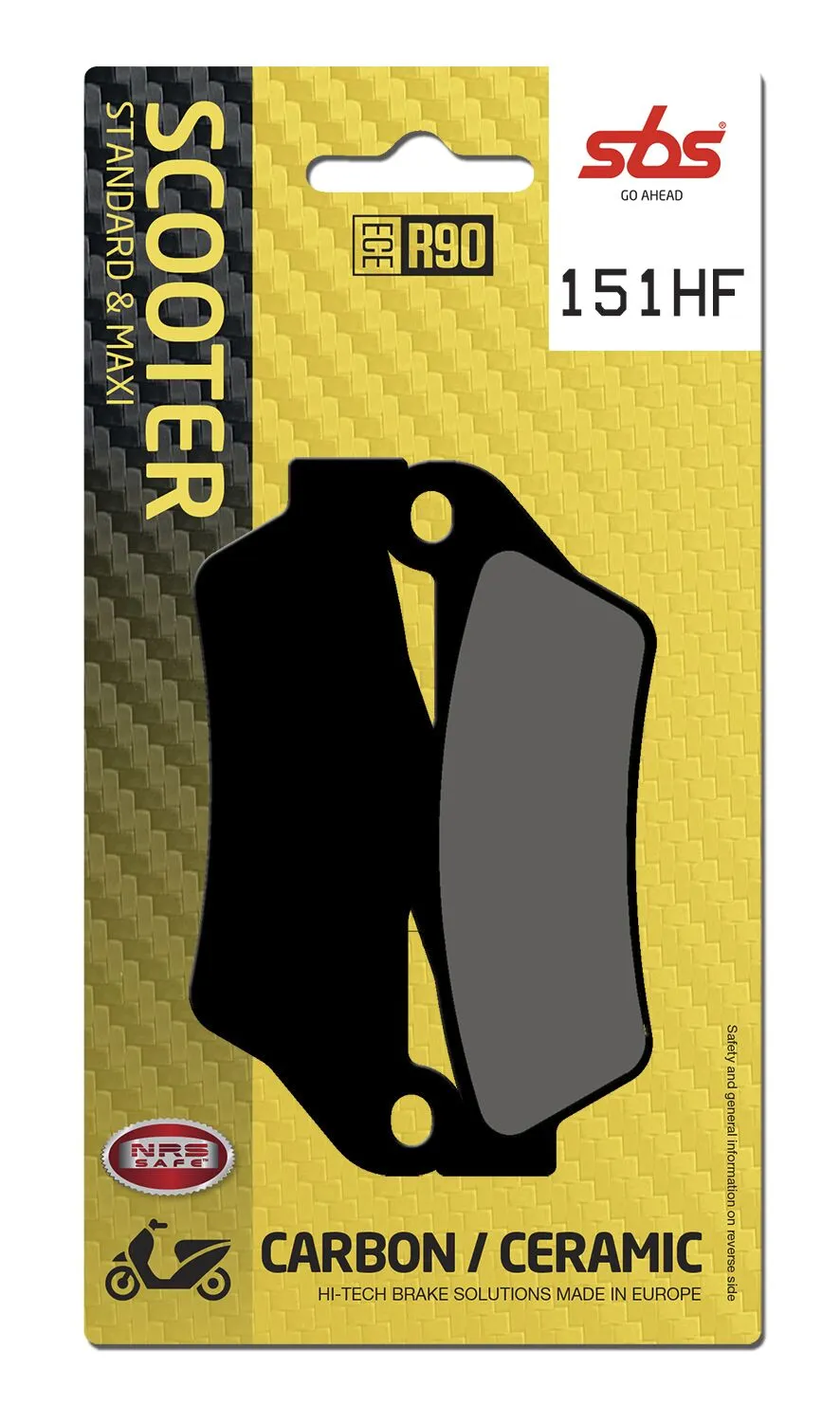 HF Street Ceramic Organic Brake Pads