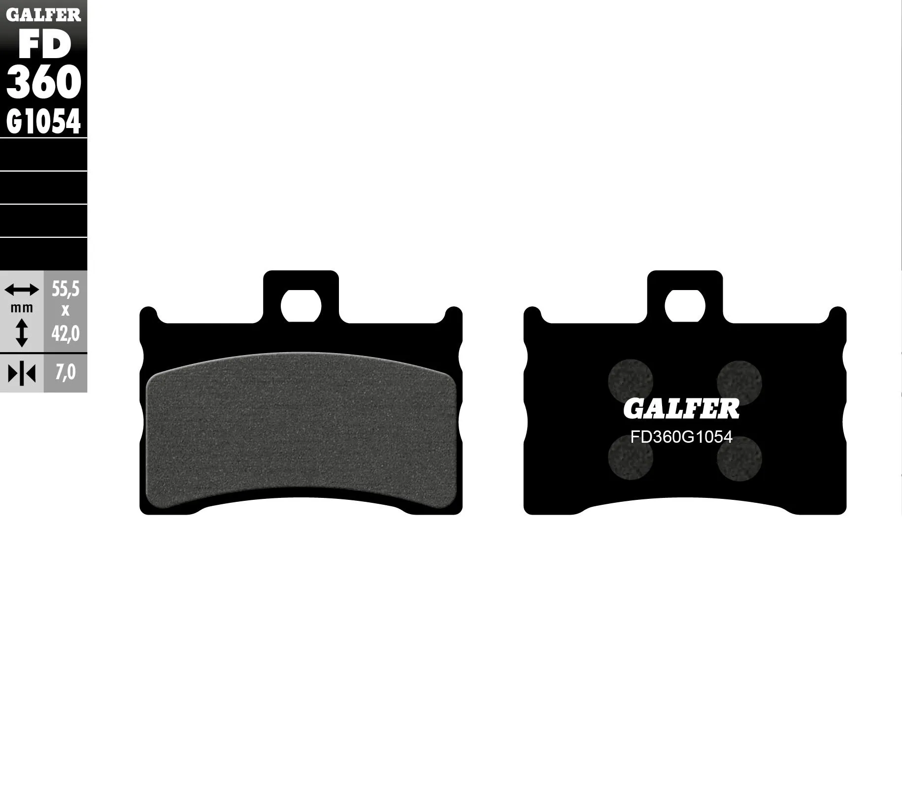 Semi-Metallic Brake Pads