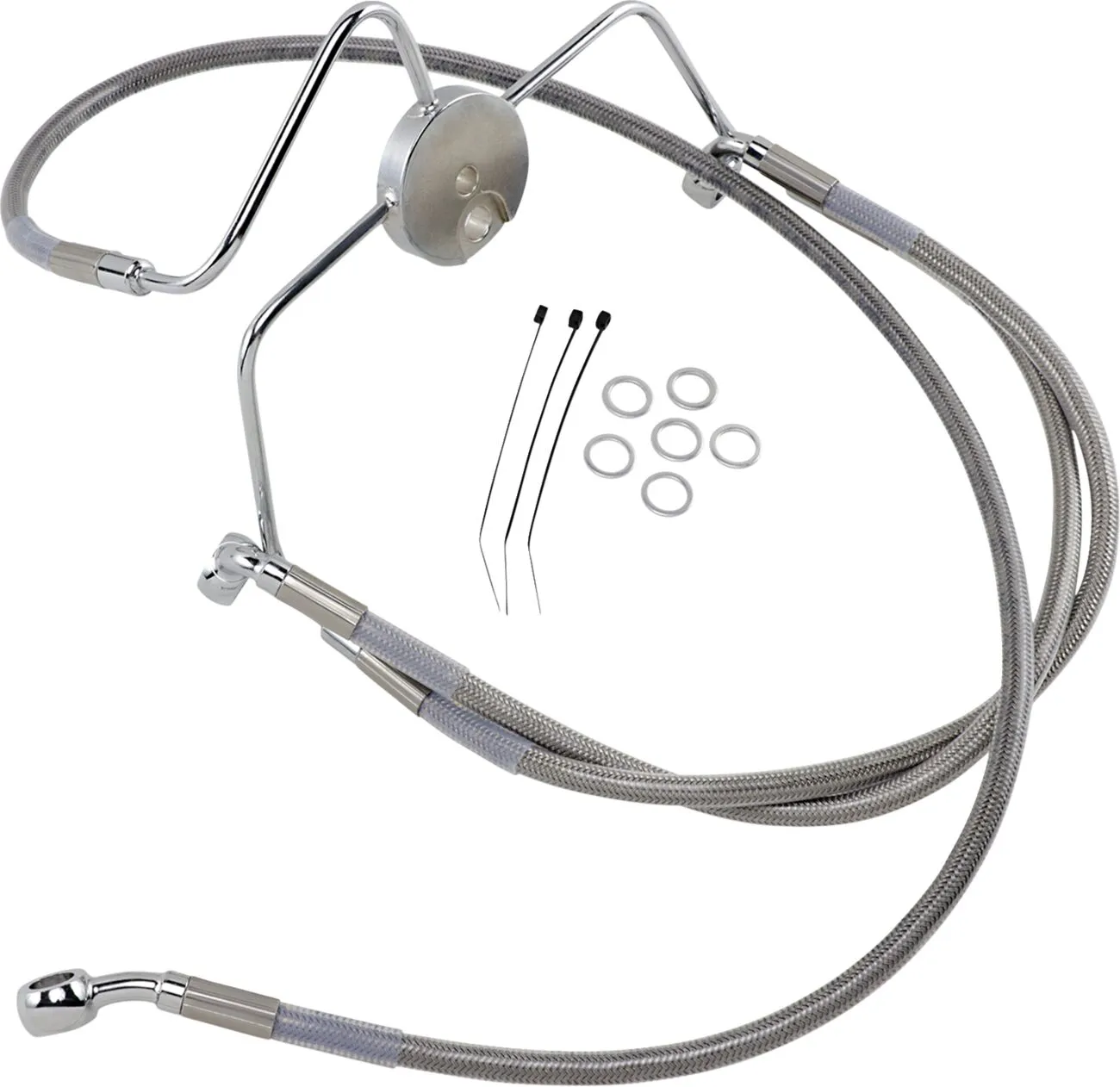 Extended Length Stainless Steel Brake Line Kit