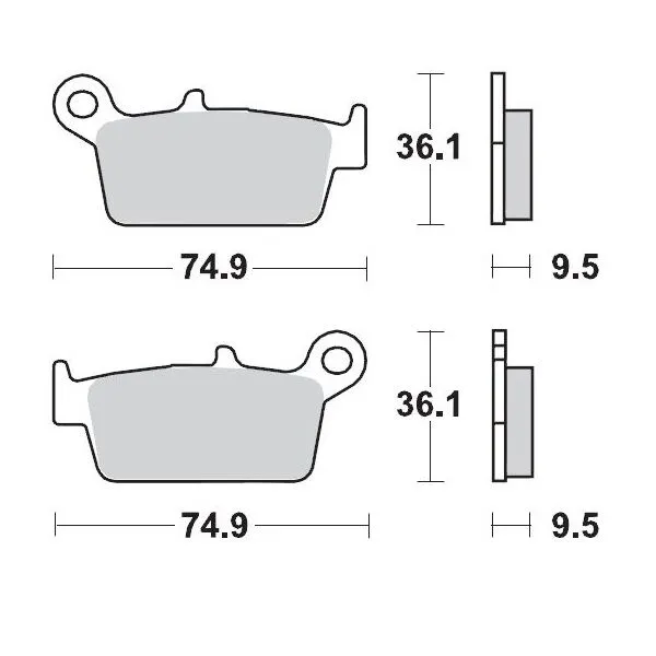 Racing GP SinterPRO Offroad Brake Pads