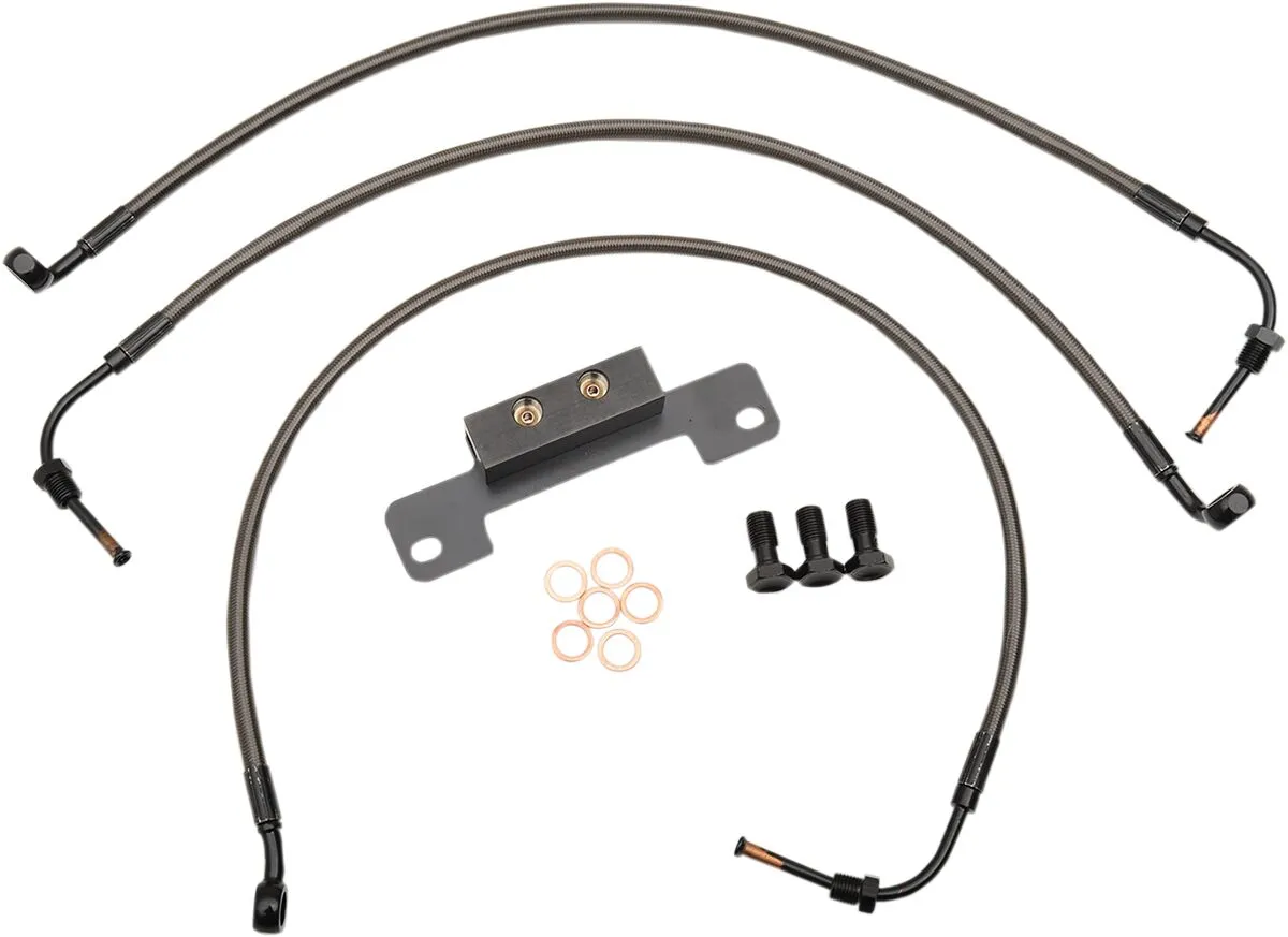 Midnight Braided Brake Line Kit