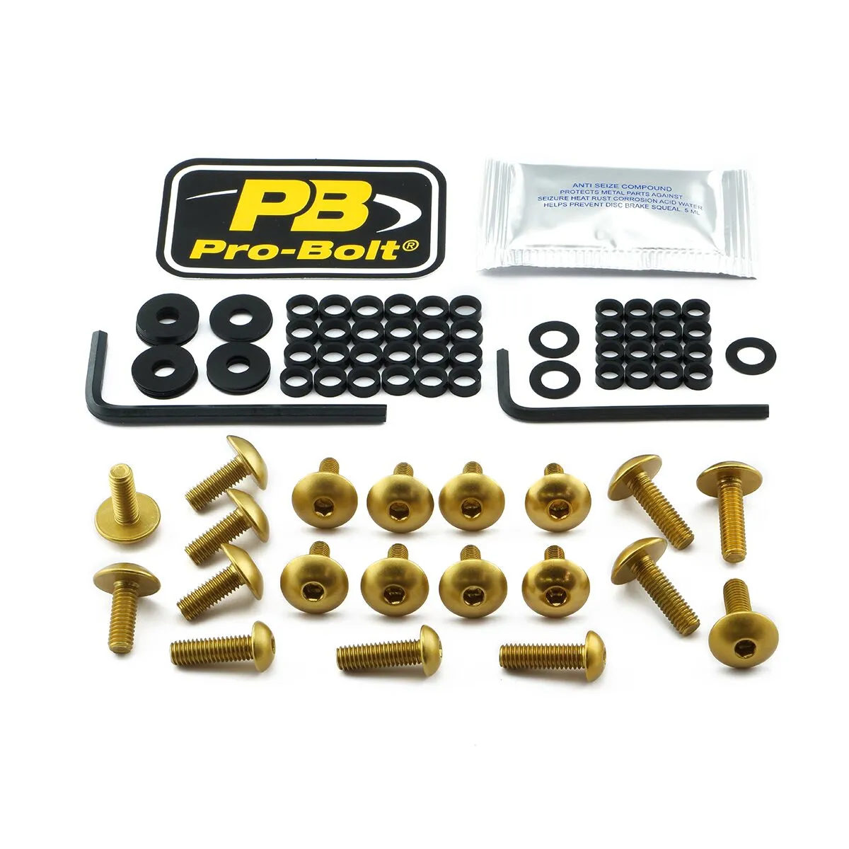 Aluminium Fairing Bolt Kit for Triumph