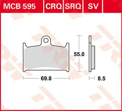 SV Series Синтеровани спирачни накладки
