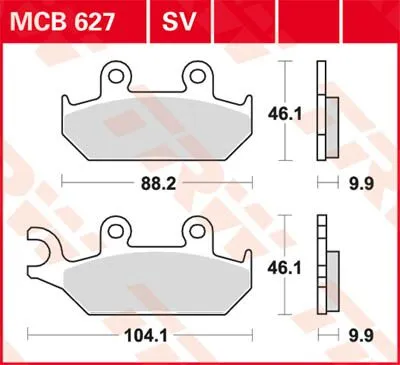 SV Series Синтеровани спирачни накладки