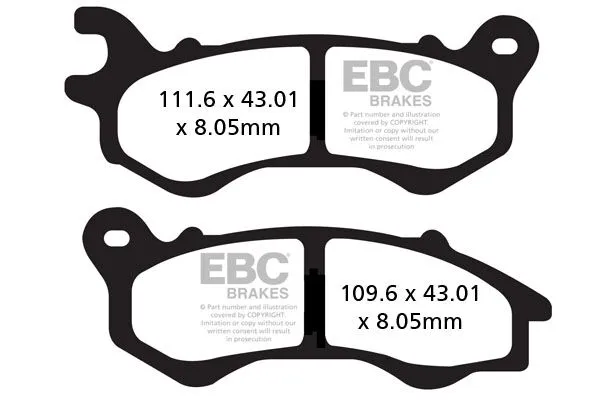 SFAC Carbon Series Scooter Brake Pads