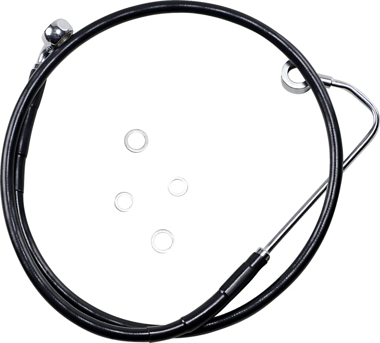 Extended Length Black Vinyl Brake Line Kit