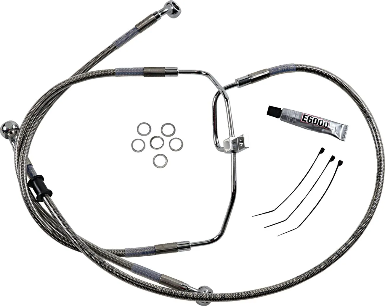 Extended Length Stainless Steel Brake Line Kit