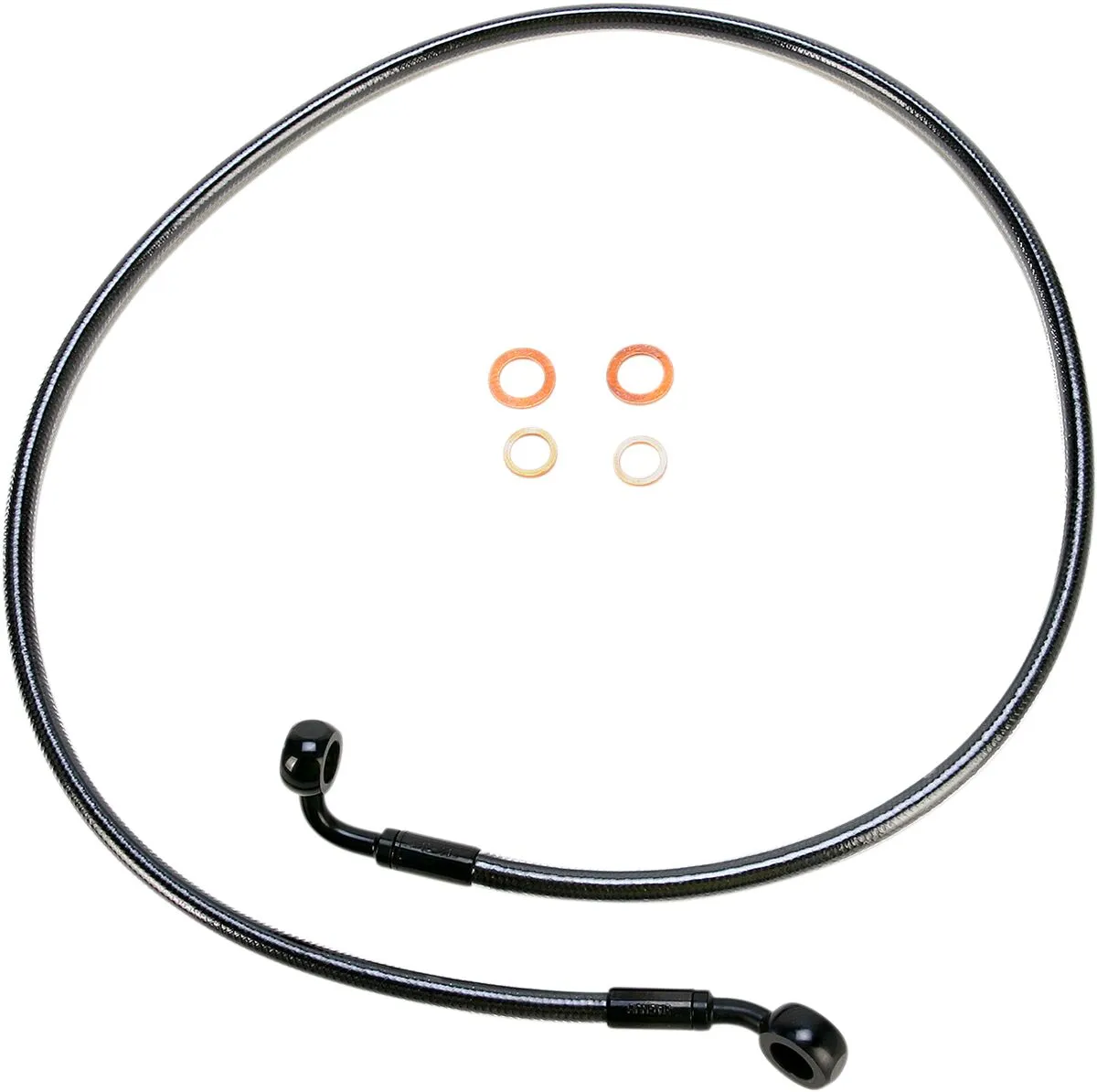 E-Z Align Braided Single Disc Front Brake Line