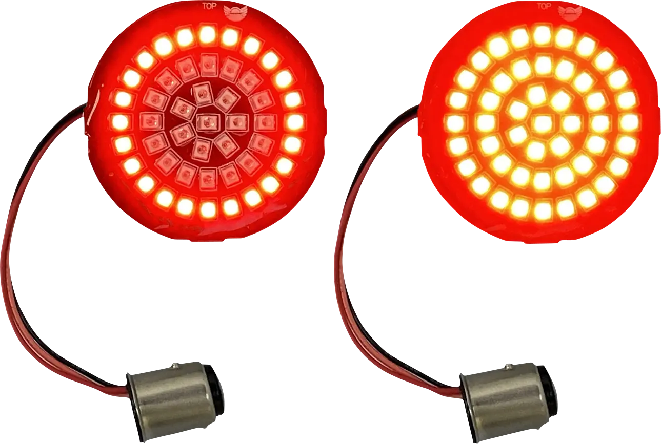 Genesis® 4 Червени пръстеновидни LED мигачи