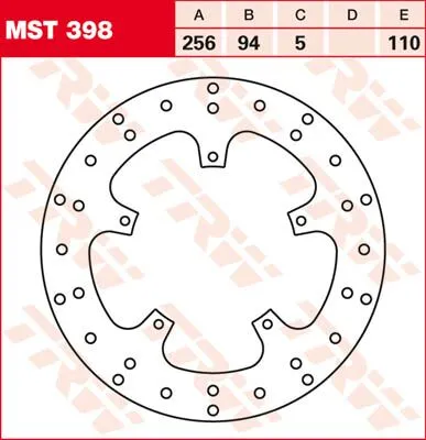 Round Fixed Brake Rotor 250-299mm