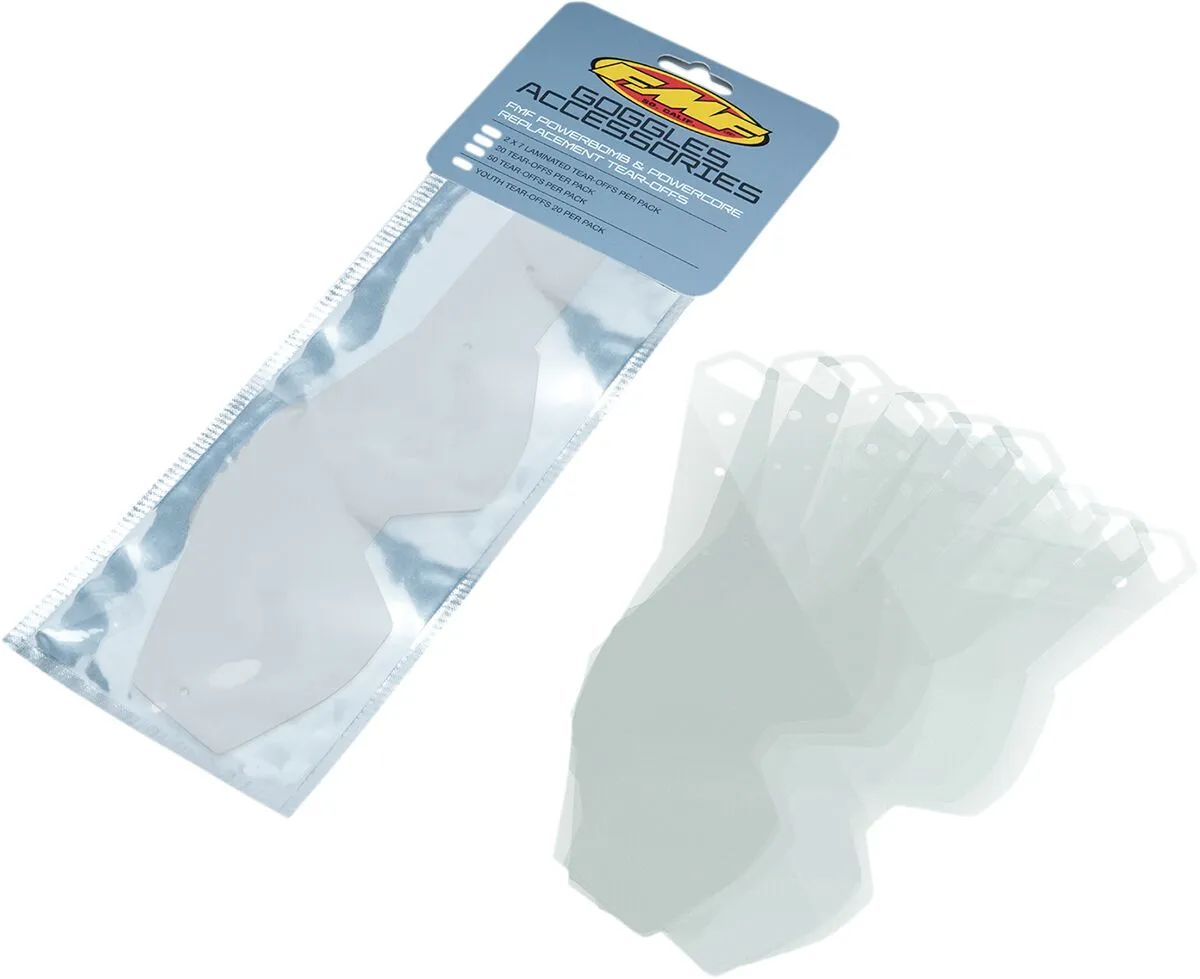 Youth PowerBomb/PowerCore Goggle Tear-Offs