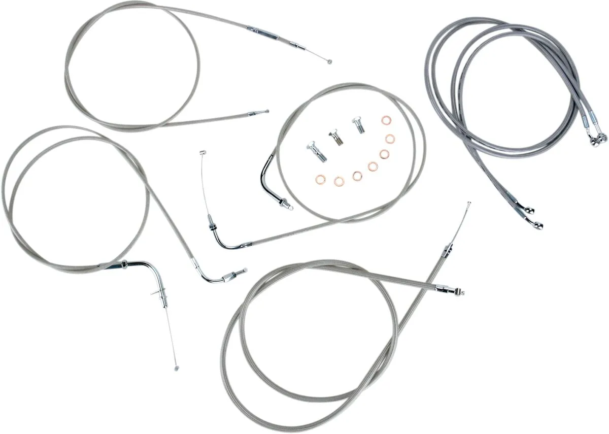 Stainless Handlebar Cable/Line Kit