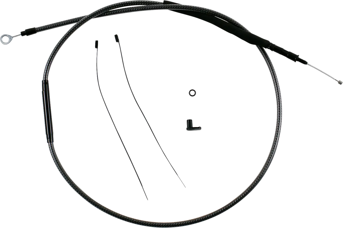 Redesigned Polished KARBONFIBR Clutch Cable