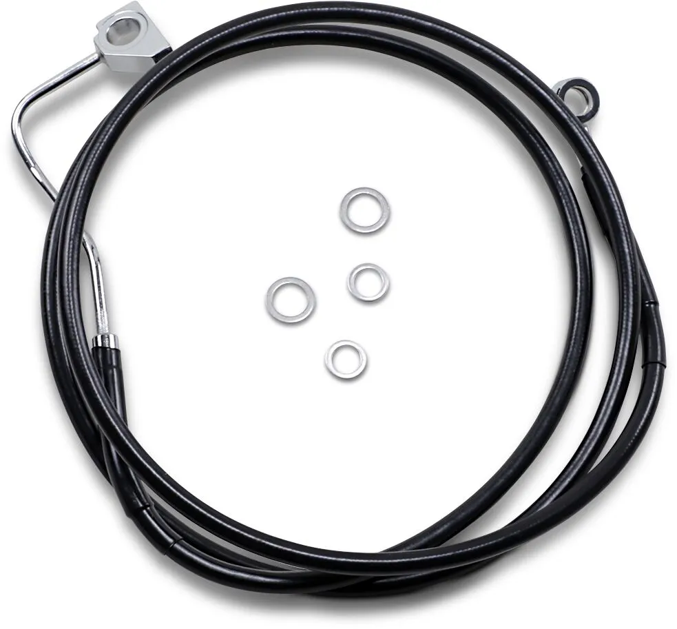 Extended Length Black Vinyl Brake Line Kit