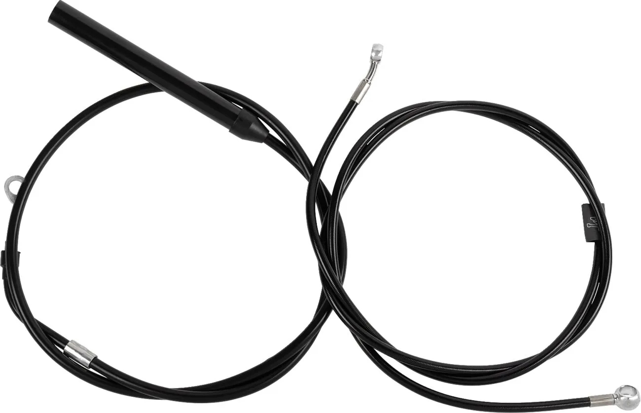 Standard Black Vinyl Handlebar Cable/Brake Line Kit