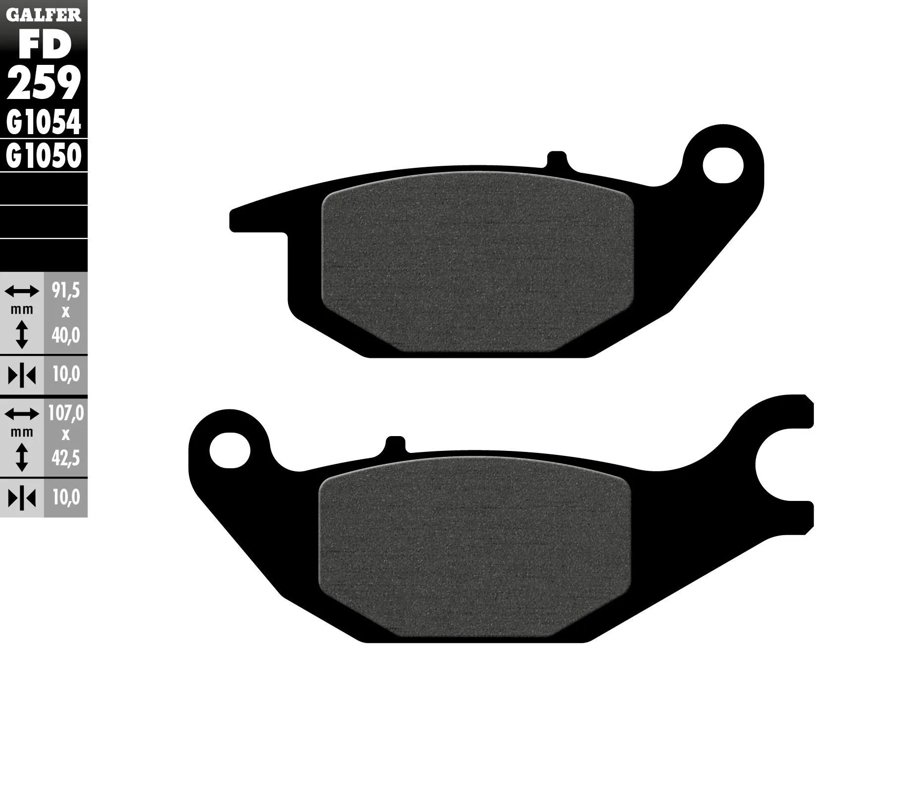 Semi-Metallic Brake Pads