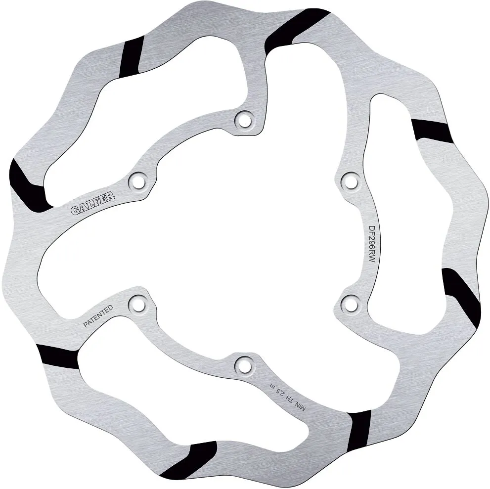 BRAKE ROTOR FIXED WAVE GROOVED OVERSIZE