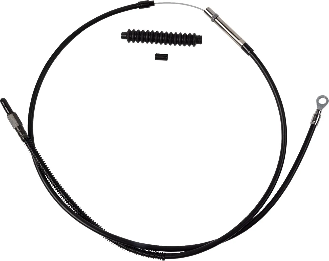 High-Efficiency Black Vinyl Clutch Cable