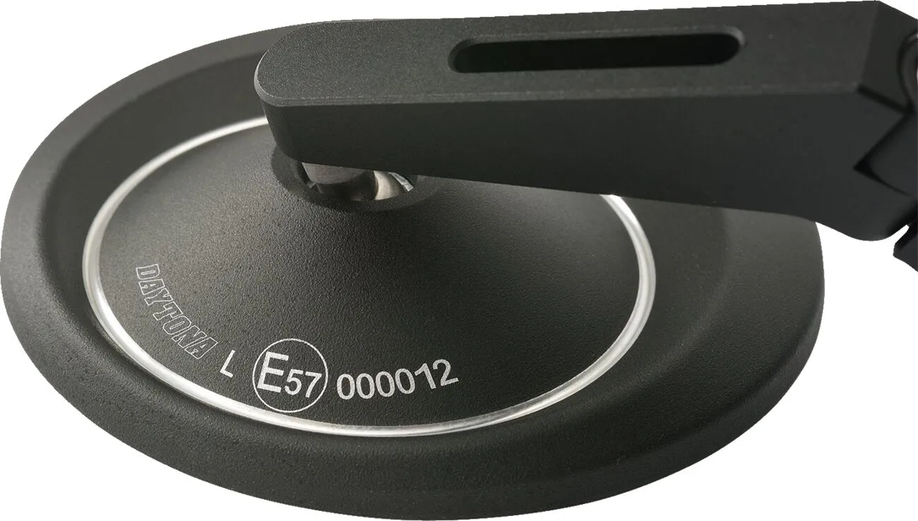 Bar End D-Mirror 8" Aluminium Type - R (Short)