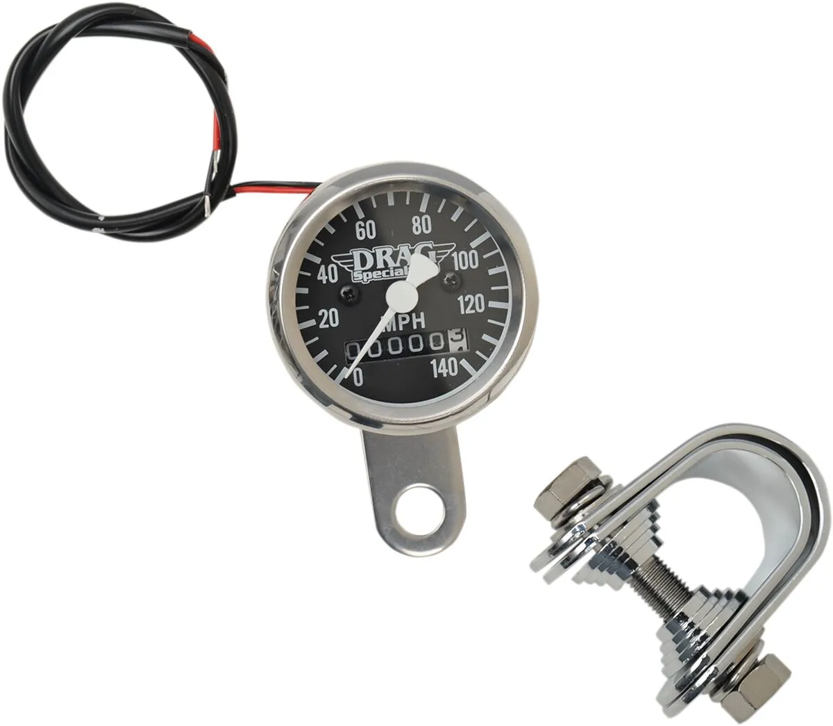 1-7/8" 140 MPH Mini Mechanical Speedometer