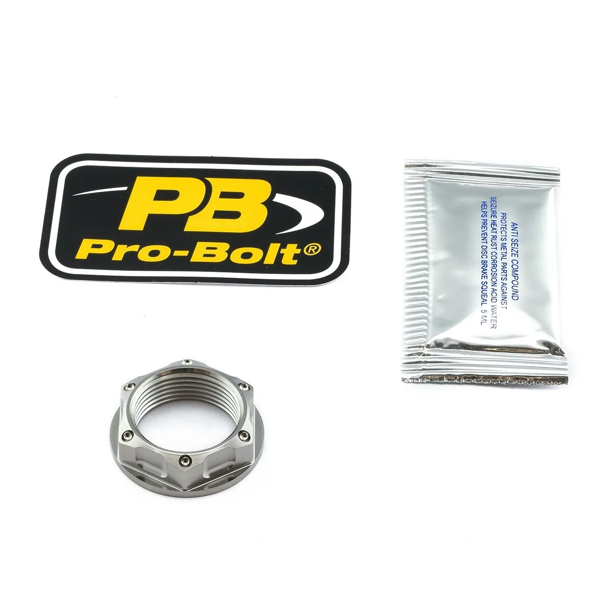 Titanium Axle Nut for Front Wheel