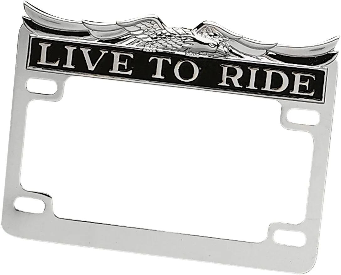 Рамка за регистрационен номер "Live To Ride"