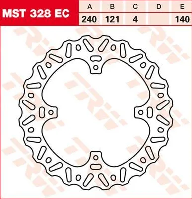 Спирачен диск EC Cross Design