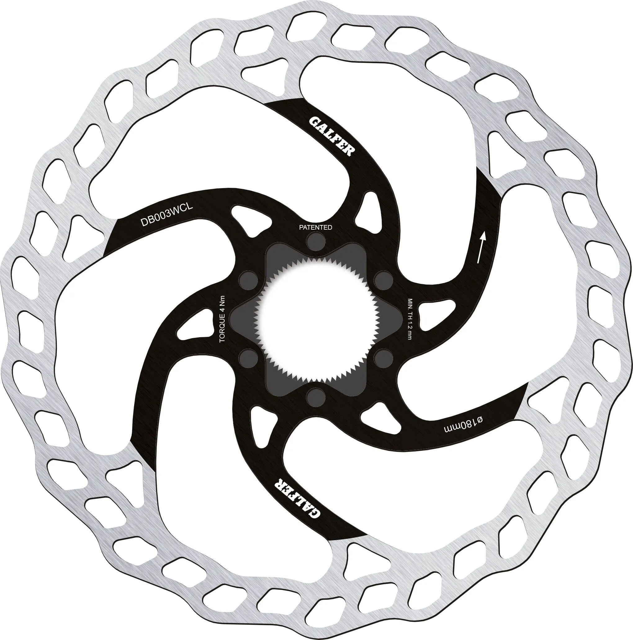 Фиксиран диск Wave® Center-Lock