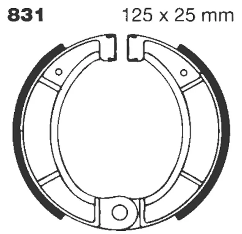 "G" Grooved Brake Shoe